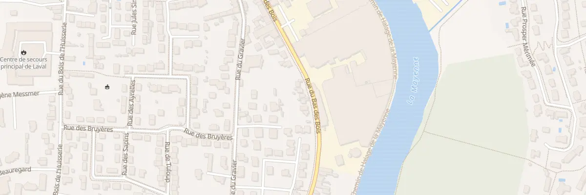Plan du 58 Rue du Bas des Bois à Laval