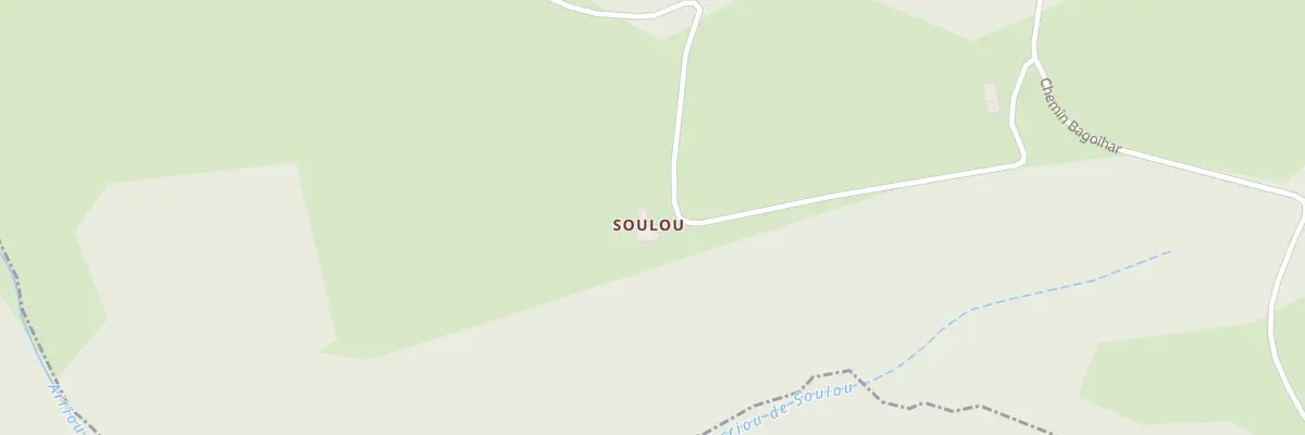 Plan du 5175 Soulou à Aramits