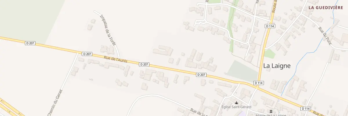 Plan du 115 Rue de l’Aunis à La Laigne