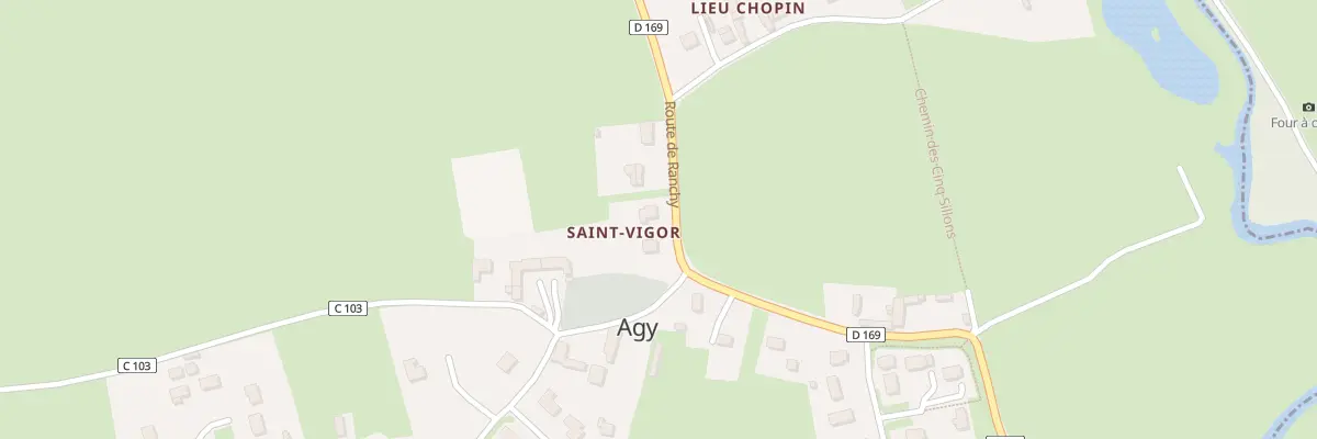 Plan du 5082 Route de Saint Vigor à Agy