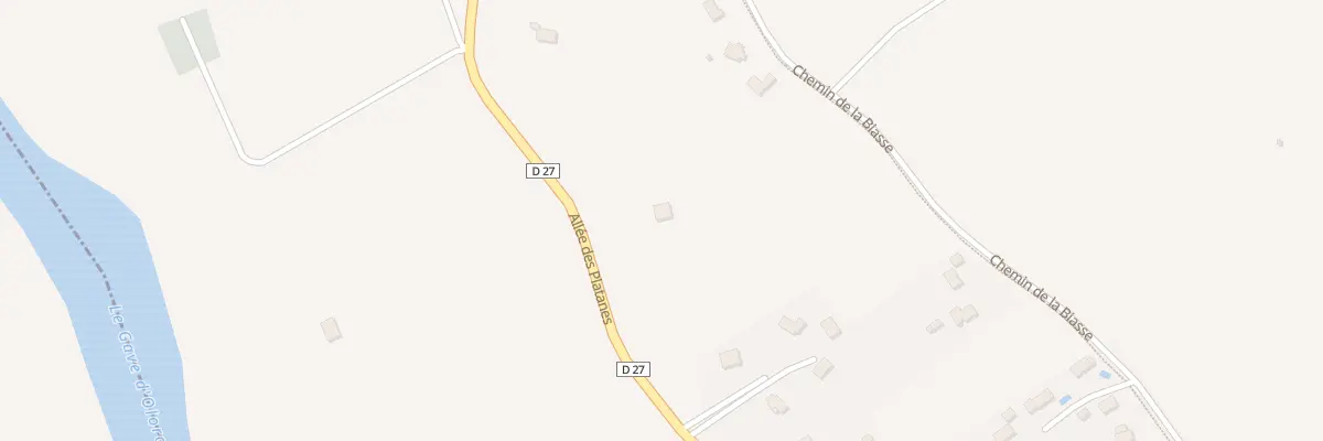 Plan du 7 All des Platanes à Méritein