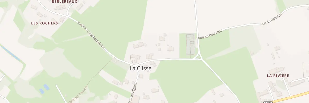 Plan du 8 Rue de Sainte Madeleine à La Clisse