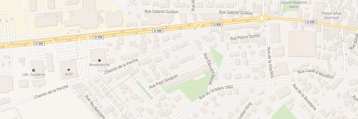 Plan du 5 Rue Paul Gauguin à Surgères