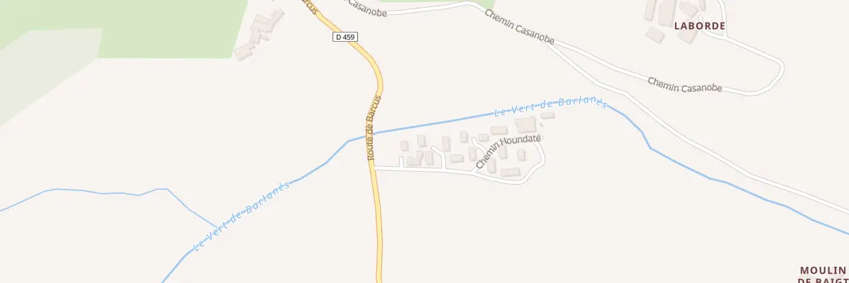Plan du 99 Che Houndaté à Lanne-en-Barétous