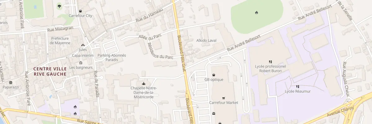 Plan du 59 Bd Félix Grat à Laval