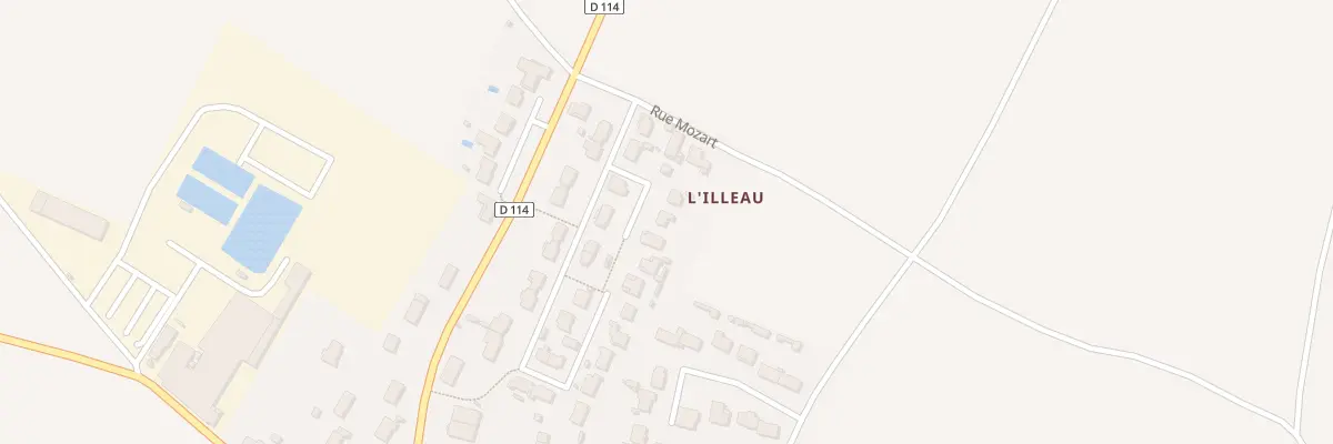 Plan du 11 Cité de l’Illeau à La Devise