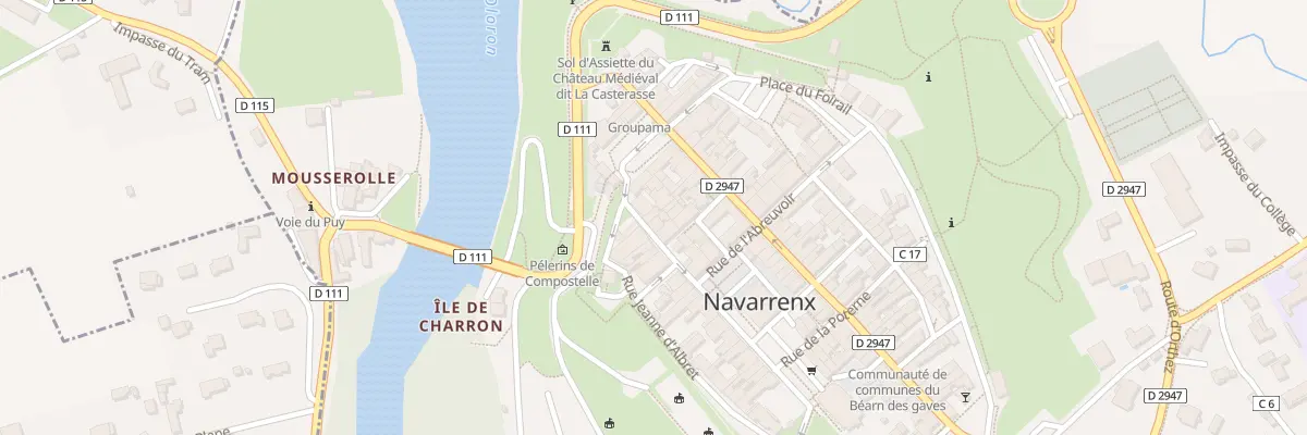 Plan du 3 Rue Saint-antoine à Navarrenx