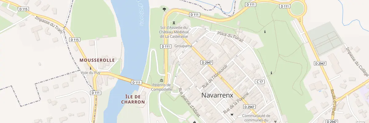 Plan du 4 Pl des Casernes à Navarrenx