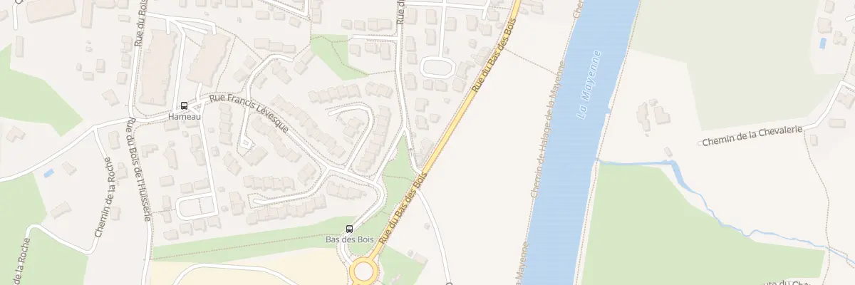 Plan du 128 Rue du Bas des Bois à Laval