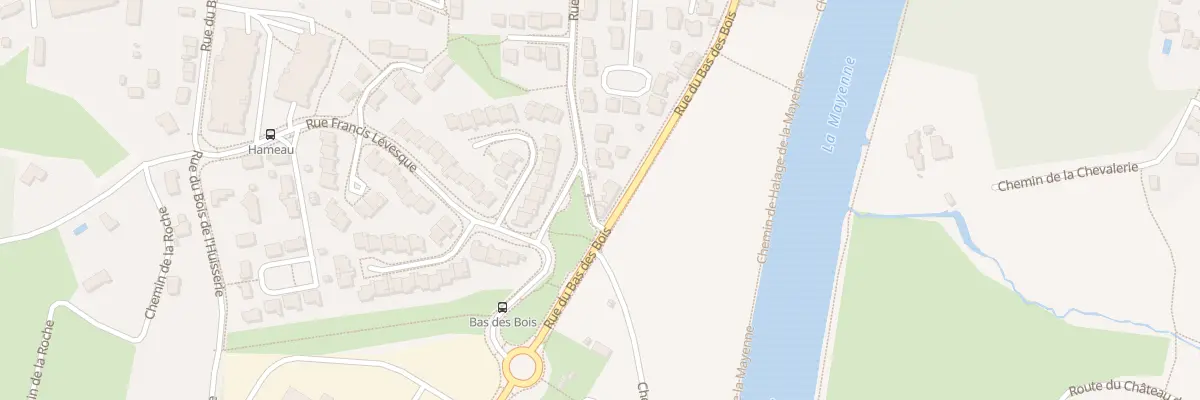 Plan du 132 Rue du Bas des Bois à Laval