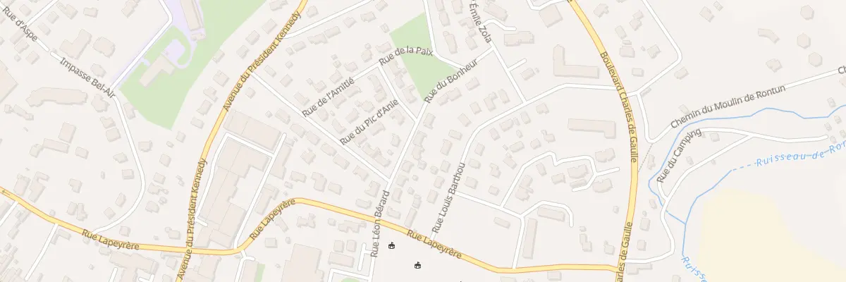 Plan du 6 Rue de l’Amitie à Orthez