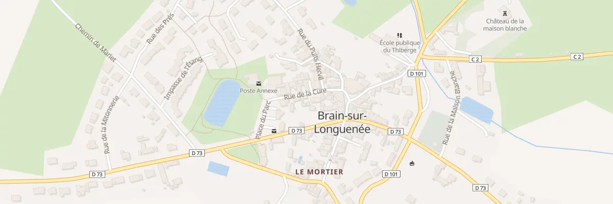 Plan du 3 Rue de la Cure à Erdre-en-Anjou