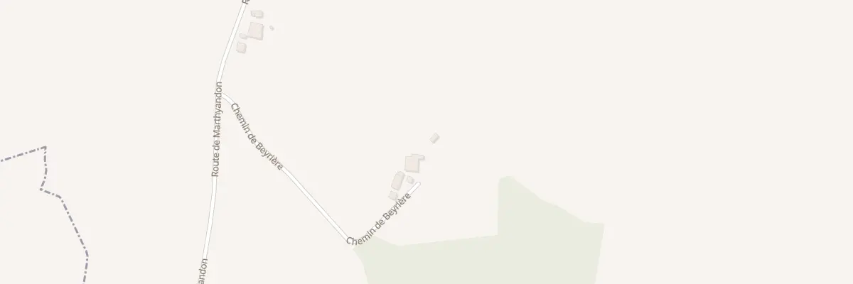 Plan du 360 Che de Beyrière à Caupenne