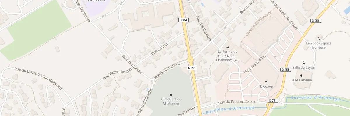 Plan du 11 Rue du Cimetière à Chalonnes-sur-Loire