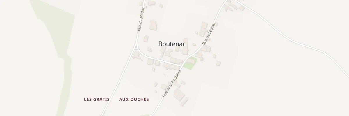Plan du 4 Rue du Médoc à Boutenac-Touvent