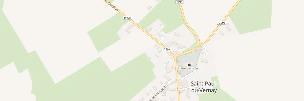 Plan du 5276F Rte de Castillon à Saint-Paul-du-Vernay