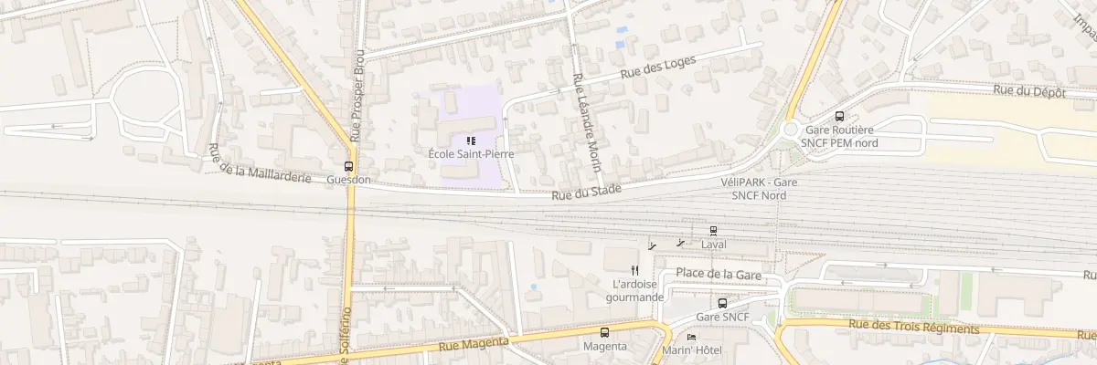 Plan du 33B Rue du Stade à Laval