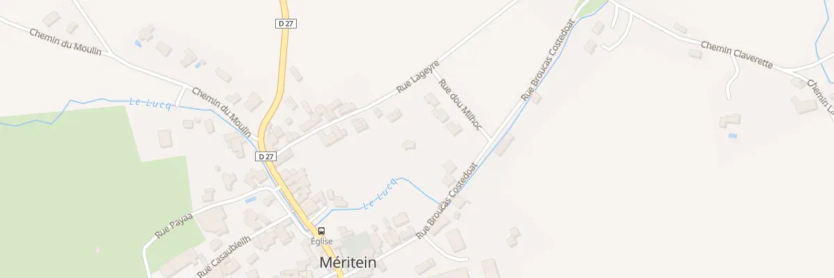 Plan du 5341 Rue Lageyre à Méritein