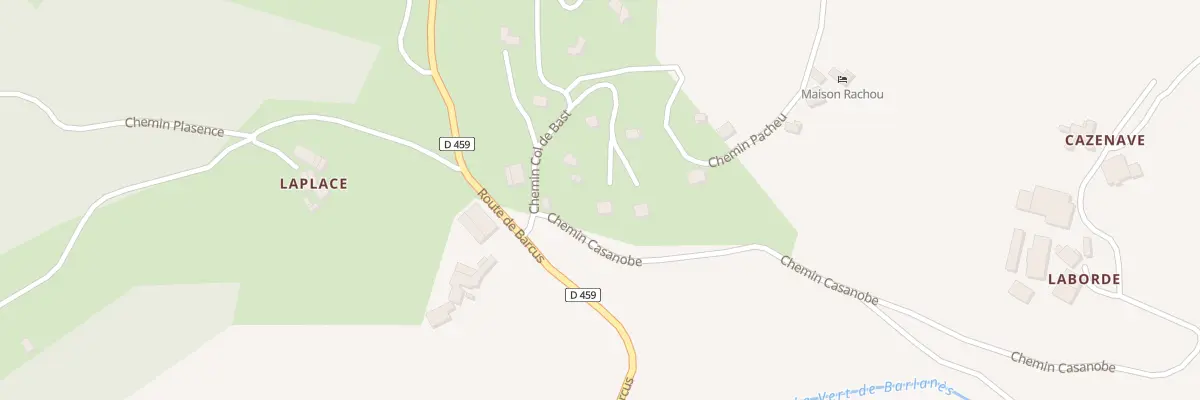 Plan du 168 Che Arosteguy à Lanne-en-Barétous