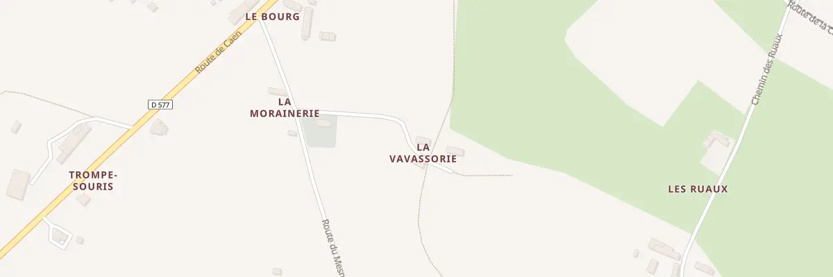 Plan du 1 Che de la Vavassorie - Montamy à Souleuvre en Bocage