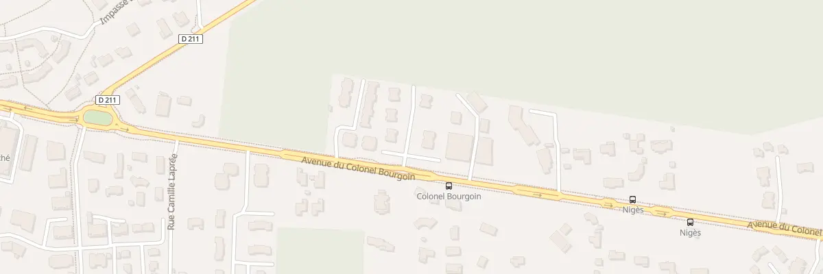 Plan du 25 Av Col Pierre Bourgoin à Martignas-sur-Jalle