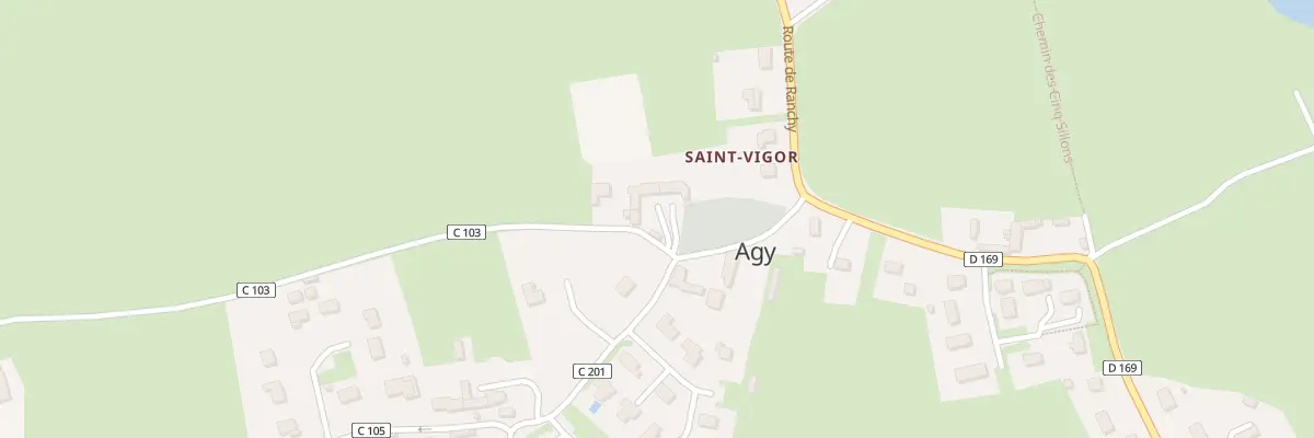 Plan du 5067 Saint Vigor à Agy