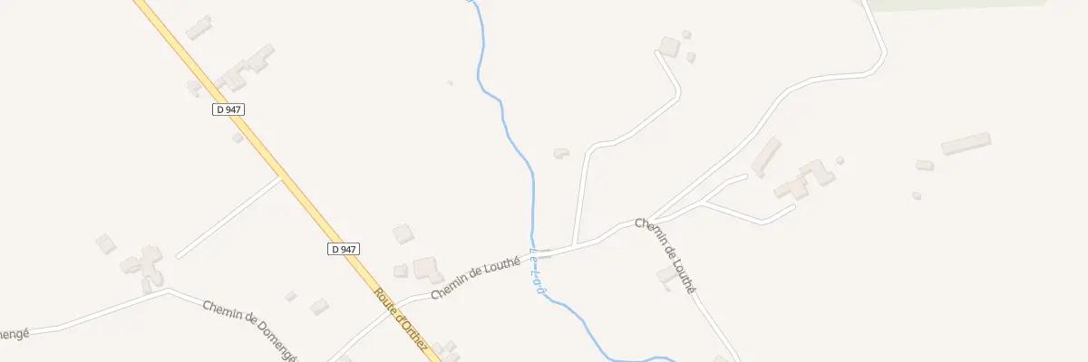 Plan du 175 Che de Loute à Loubieng