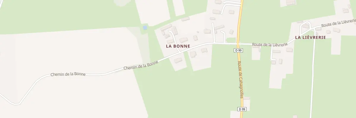 Plan du 5282F La Bonne à Saint-Paul-du-Vernay