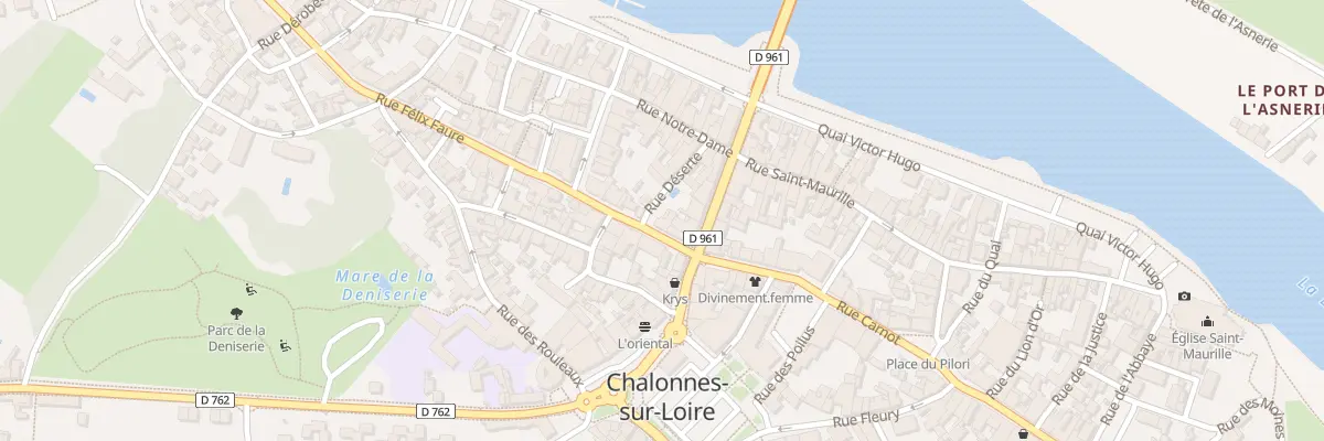 Plan du 6 Rue Félix Faure à Chalonnes-sur-Loire