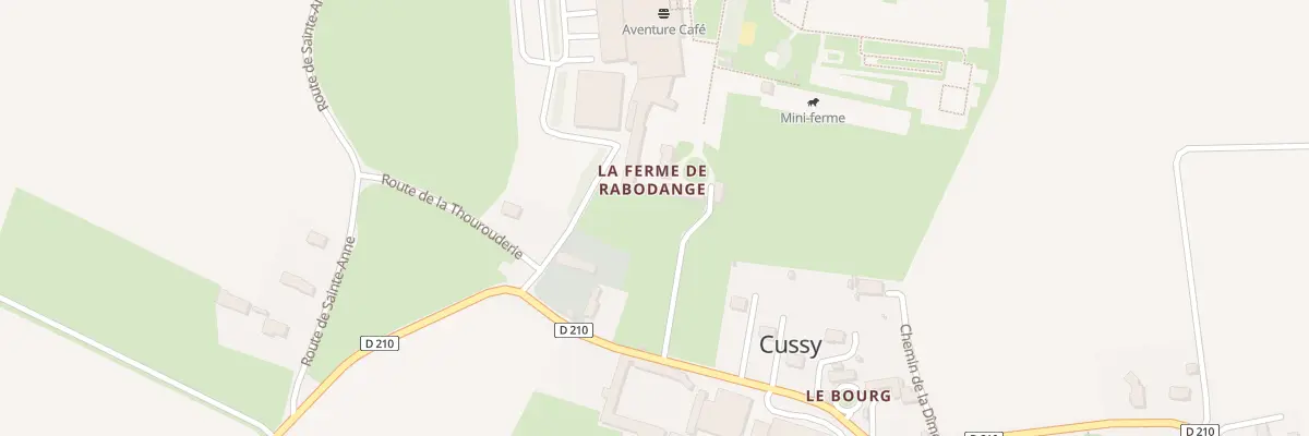 Plan du 72 Rte du Tronquay à Cussy