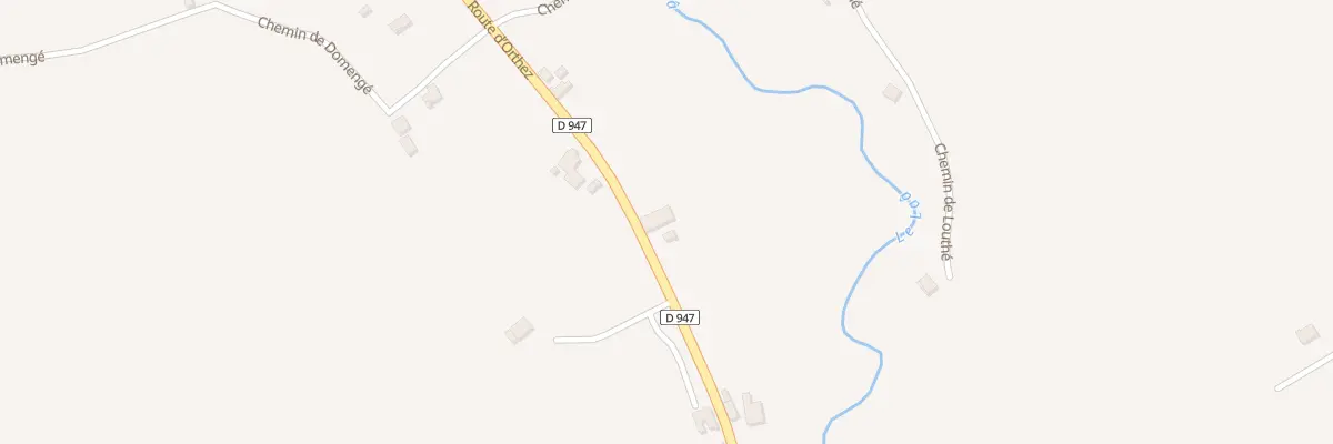 Plan du 816 Rte d’Orthez à Loubieng