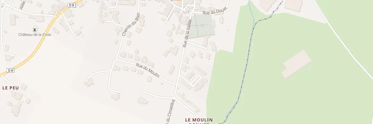 Plan du 3 Rue de la vallée à Montournais