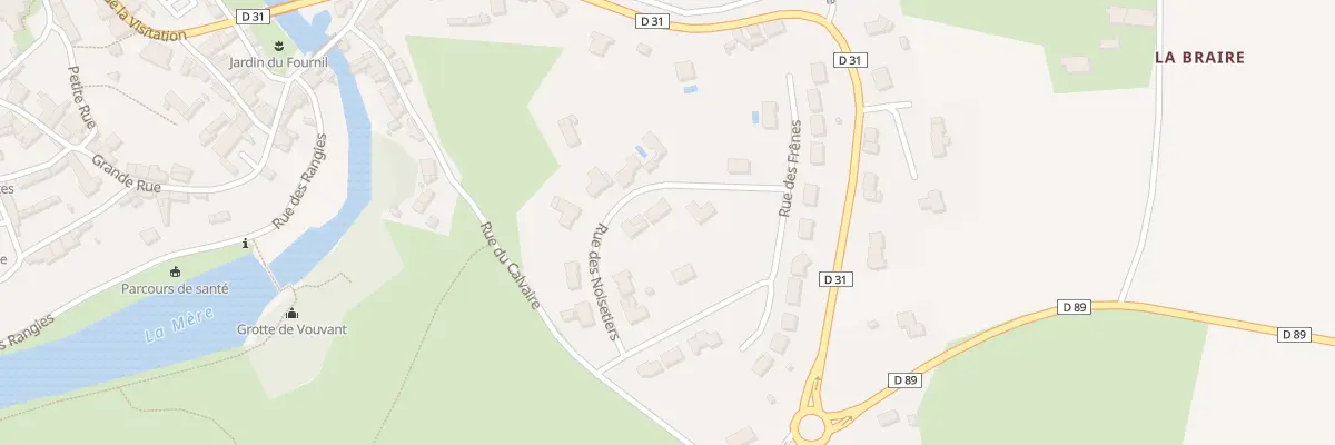 Plan du 8 Rue des noisetiers à Vouvant