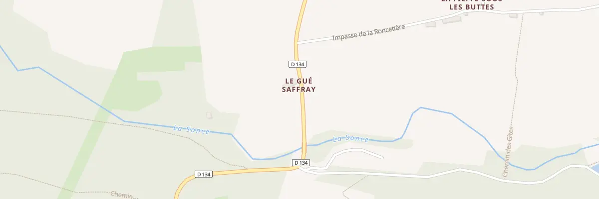 Plan du 5018 Le Gue Saffray à Saint-Georges-de-Rouelley