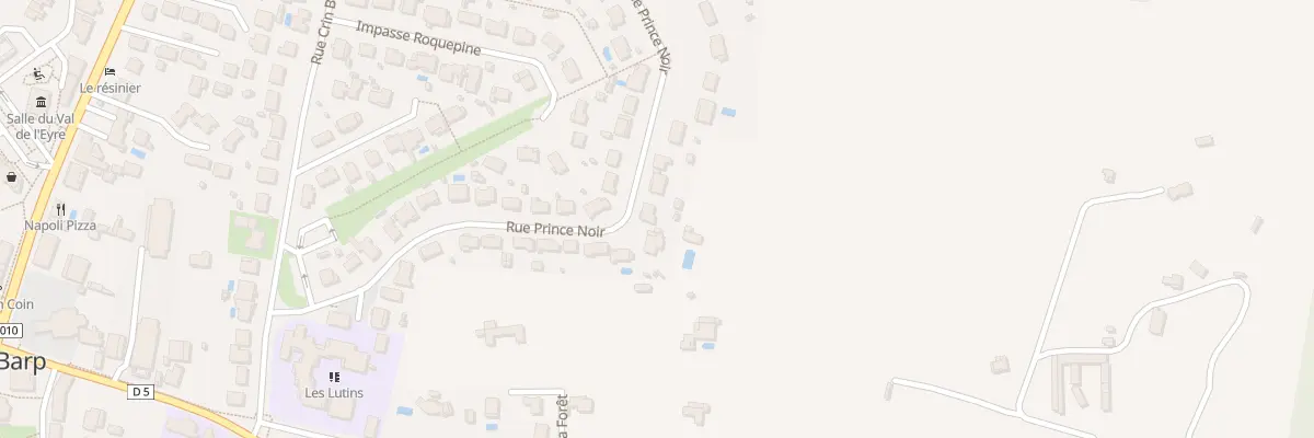 Plan du 27 Rue Prince Noir au Barp