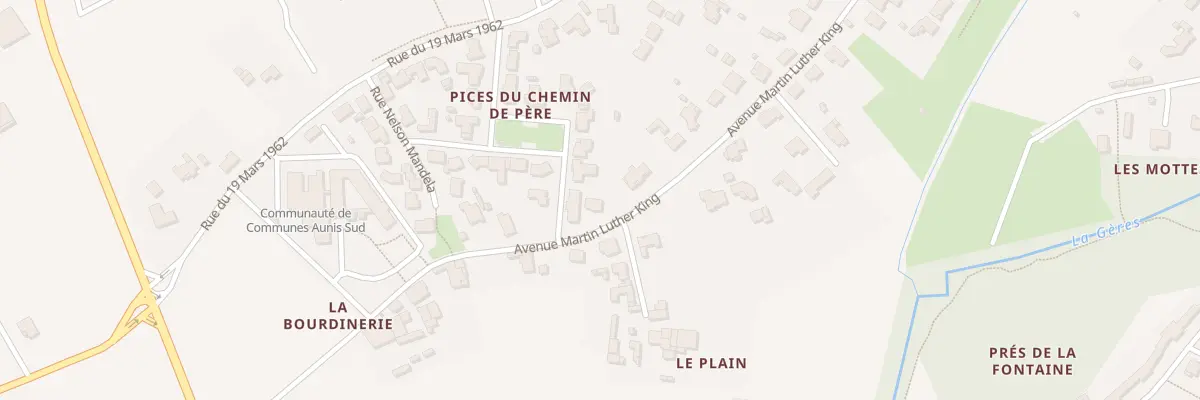 Plan du 37 Av Martin Luther King à Surgères