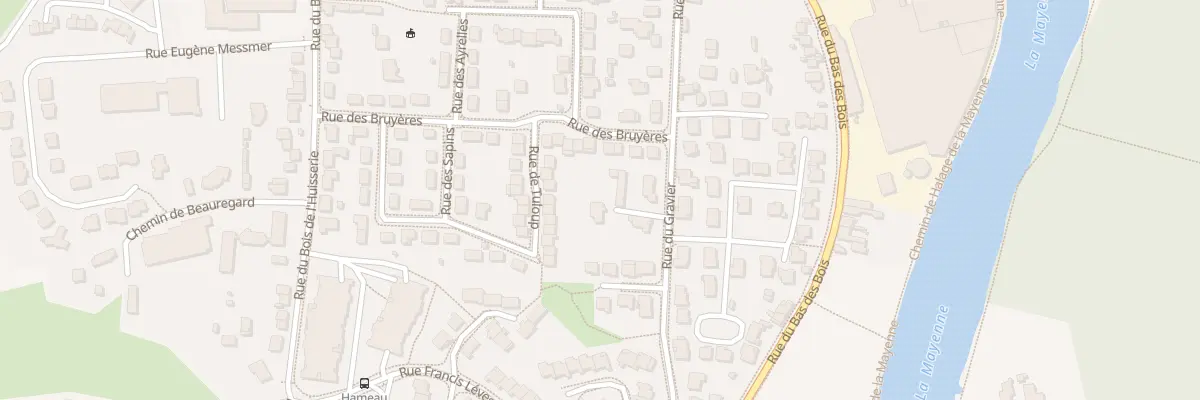 Plan du 74 Rue du Gravier à Laval