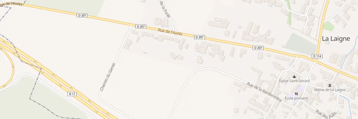 Plan du 104A Rue de l’Aunis à La Laigne