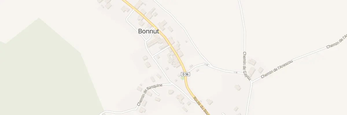 Plan du 859 Rte du Bourg à Bonnut