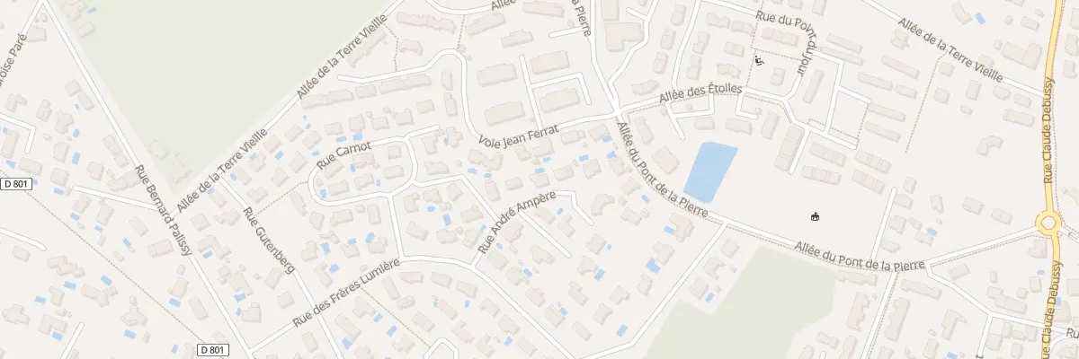 Plan du 12 Rue André Ampère à Saint-Médard-en-Jalles