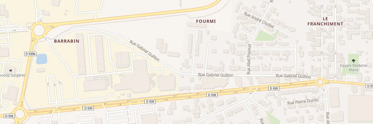 Plan du 43 Rue Gabriel Guillon à Surgères