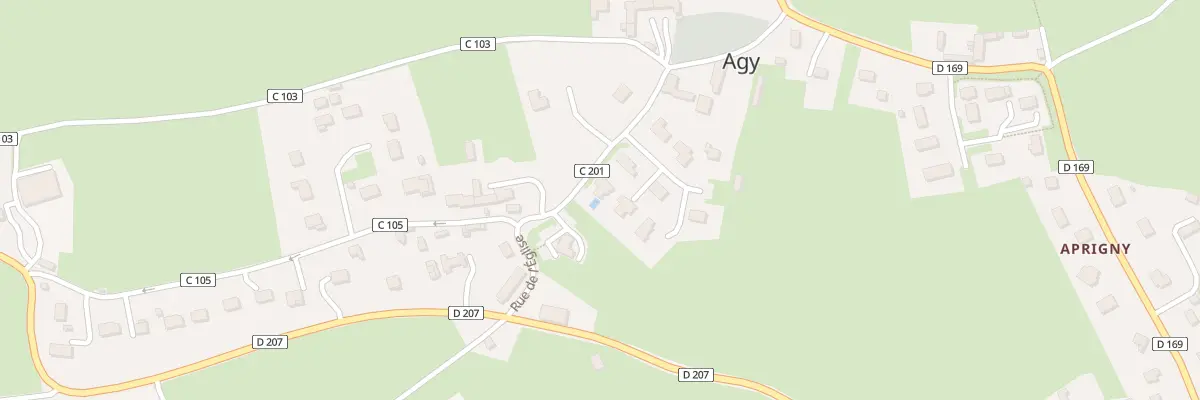 Plan du 1 Rue de Saint Vigor à Agy