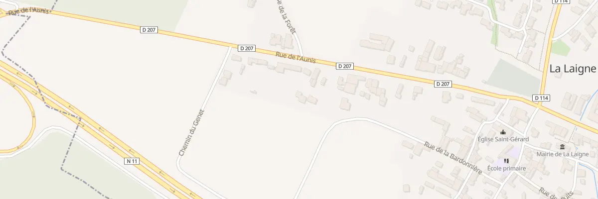 Plan du 104B Rue de l’Aunis à La Laigne