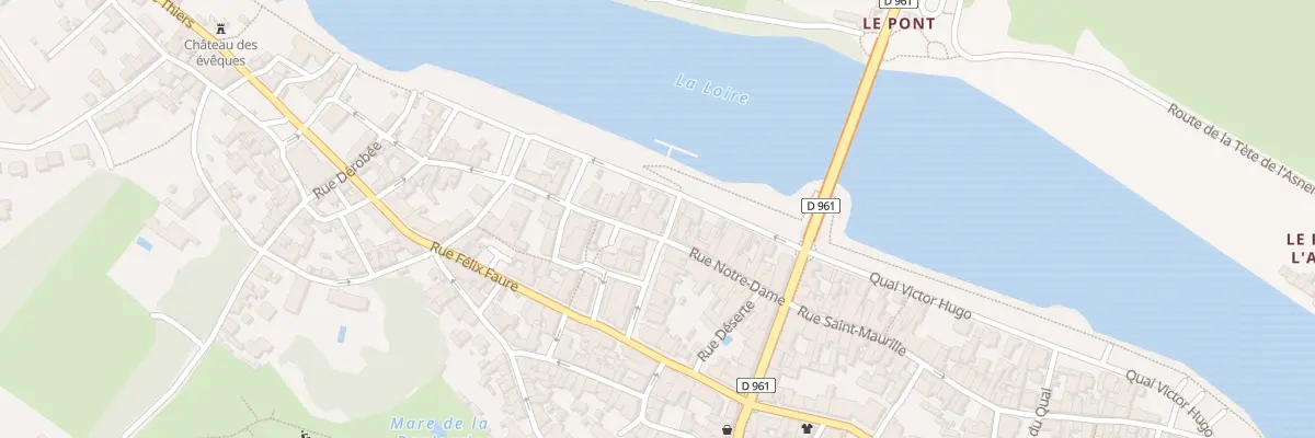 Plan du 22 Rue Notre-Dame à Chalonnes-sur-Loire