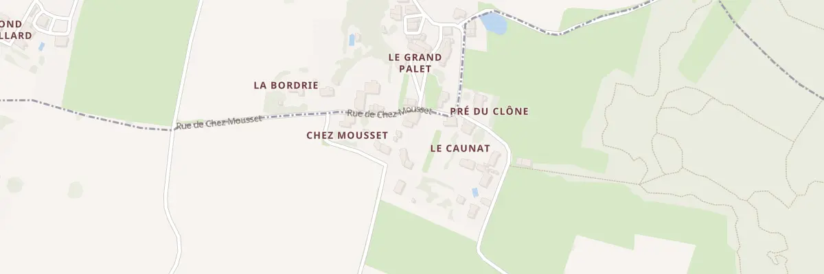 Plan du 5 Rue de Chez Mousset aux Essards