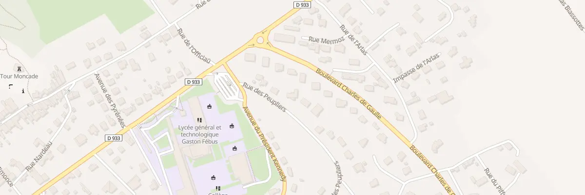 Plan du 32 Rue des Peupliers à Orthez