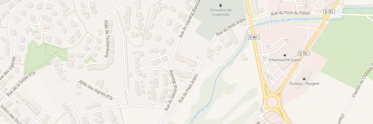 Plan du 4 Rue du Petit Anjou à Segré-en-Anjou Bleu