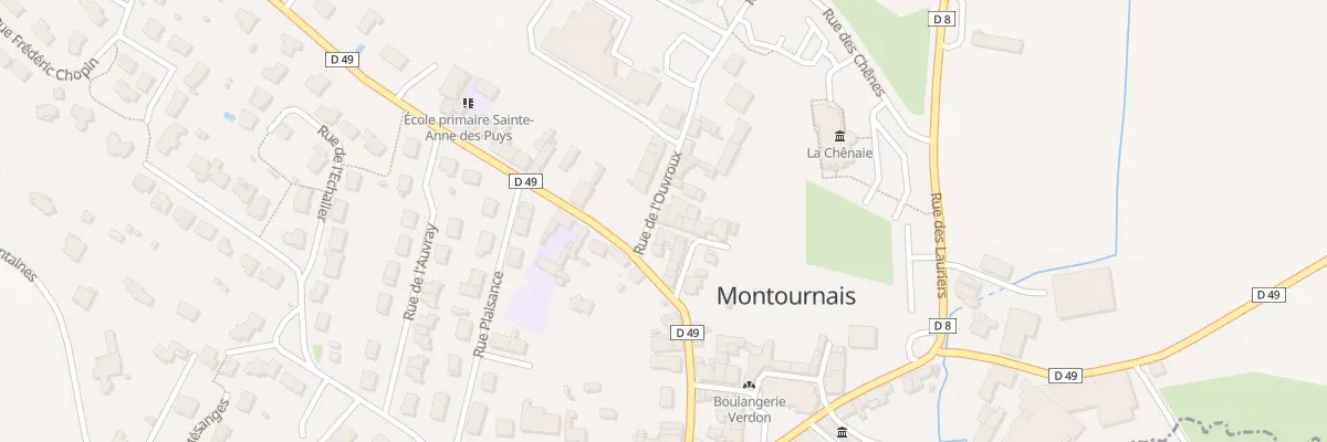 Plan du 10 Rue de la cracotte à Montournais