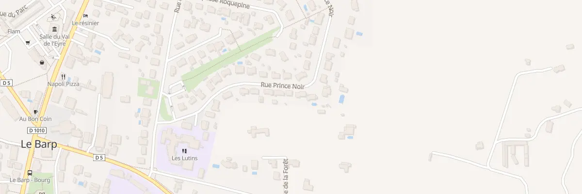 Plan du 19 Rue Prince Noir au Barp