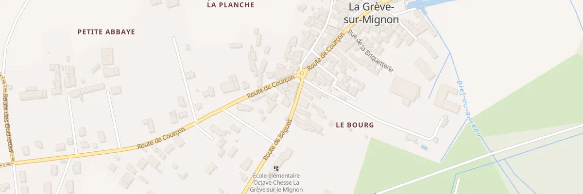 Plan du 6 Rte de Bègues à La Grève-sur-Mignon
